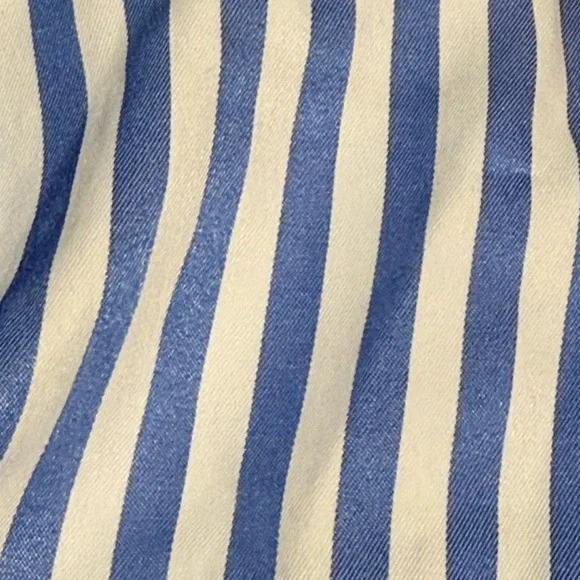 Zara Blue and White Striped Shirt - Picture 4 of 9